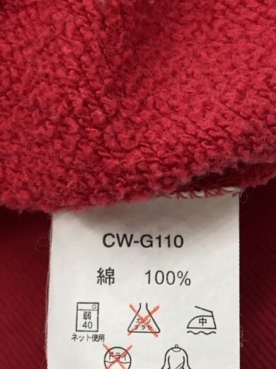 商品画像：パーカー/M/コットン/RED/プリント/CW-G110// 4