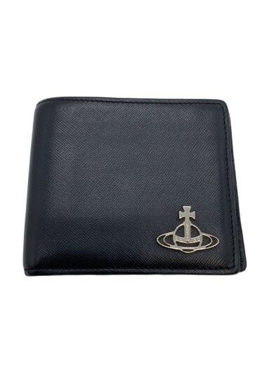 商品画像：2つ折り財布/レザー/BLK/メンズ/51010016 1