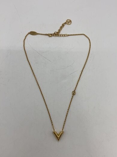 商品画像：エッセンシャルV/ネックレス/メッキ/GLD/トップ有/レディース/M00857// 2
