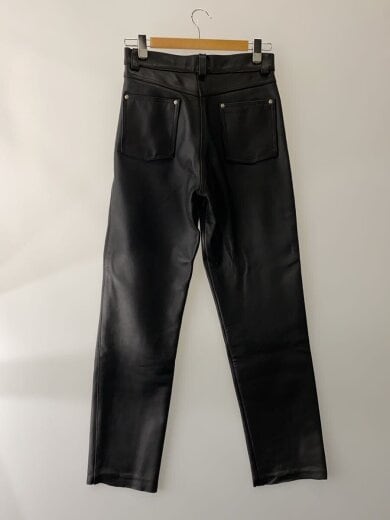 商品画像：ストレートパンツ/32/レザー/BLK/無地// 2