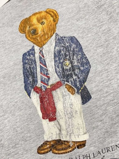 商品画像：90-00s/POPO BEAR/Tシャツ/XL/コットン/GRY// 5
