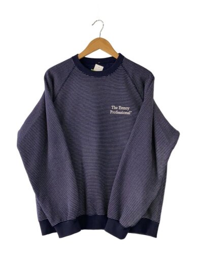 商品画像：スウェット/M/コットン/NVY/ボーダー/AW25BRENCT01NTL// 1