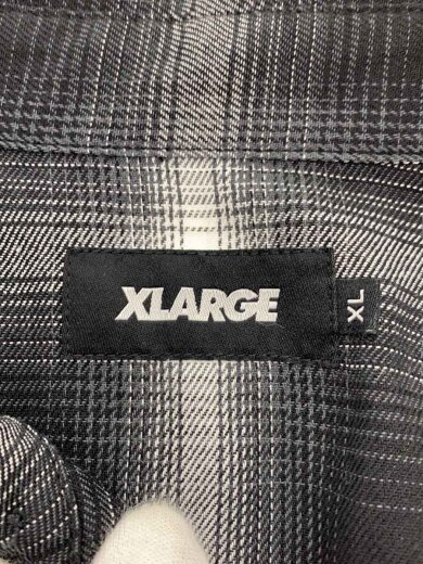 商品画像：半袖シャツ/XL/ポリエステル/BLK/チェック/101242014006// 3