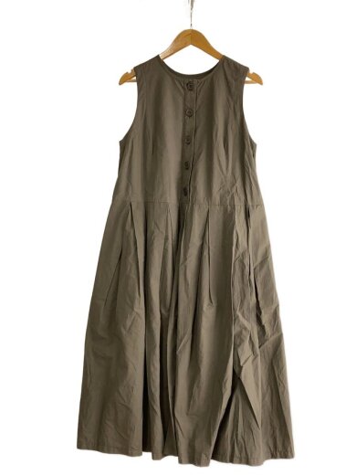 商品画像：ノースリーブワンピース/FREE/コットン/KHK// 1