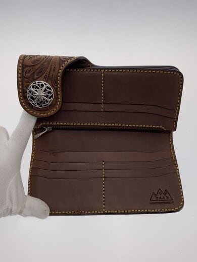 商品画像：長財布/レザー/BRW/メンズ 4