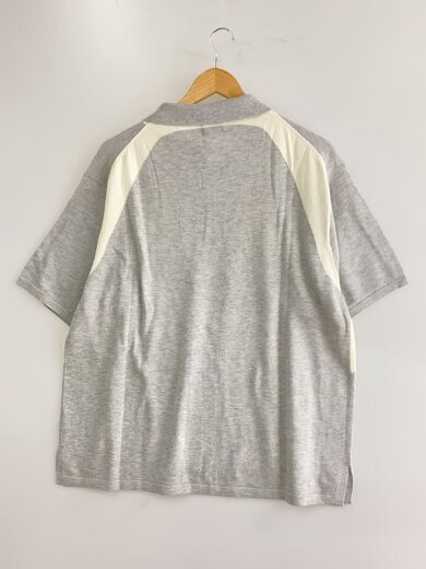 商品画像：Knit Polo Shirt/L/コットン/GRY/MAASU-KN083 2