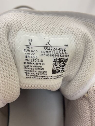 商品画像：AIR JORDAN 1 MID_エア ジョーダン 1 ミッド/US9/GRY 5