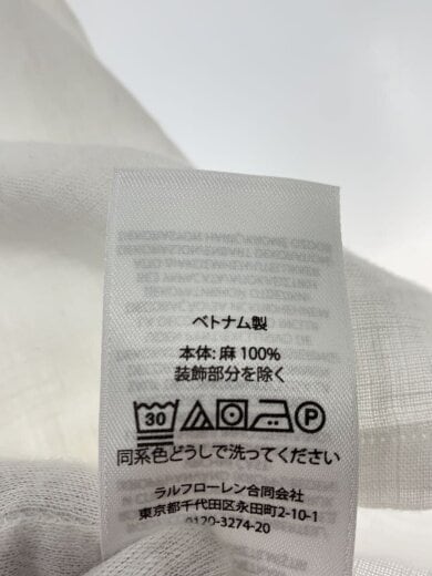 商品画像：リネンキャンプシャツ/M/リネン/WHT 4