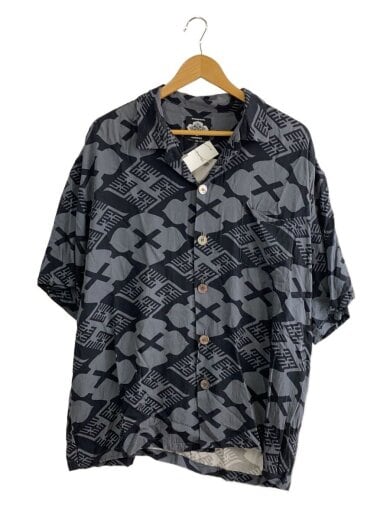 画像：BUDSPOOL × GAKKINアロハシャツ/XL/レーヨン/BLK/総柄//1