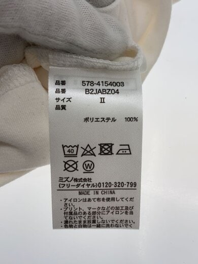 商品画像：長袖カットソー/2/ポリエステル/WHT/578-4154003 4