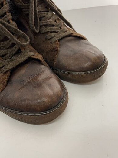 商品画像：ハイカットスニーカー/--/BRW/レザー 7