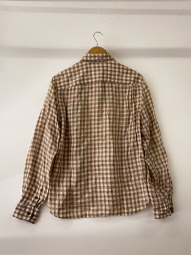 商品画像：長袖シャツ/M/リネン/マルチカラー/チェック/CPU524 2