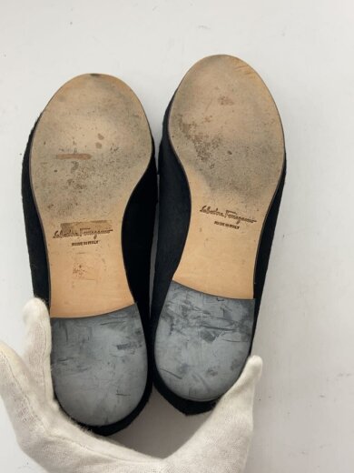 商品画像：パンプス/UK6.5/BLK/ハラコ/73913 4