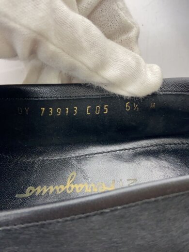 商品画像：パンプス/UK6.5/BLK/ハラコ/73913 5