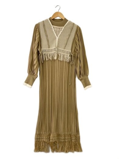 商品画像：Detachable Pleated Dress/FREE/ポリエステル/CML/161610008// 1