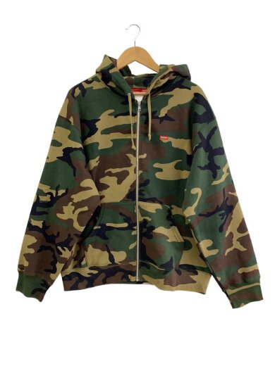 商品画像：Small Box Zip Up Hooded Sweatshirt/L/コットン/KHK/カモフラ// 1