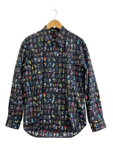 商品画像：コットンブロード レギュラーカラーシャツ/L/コットン/BLK/59-01-31-01004// 1