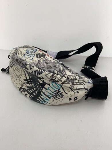 商品画像：グラフィック ボディバッグ/羊革/WHT/総柄/S55WB0010 2