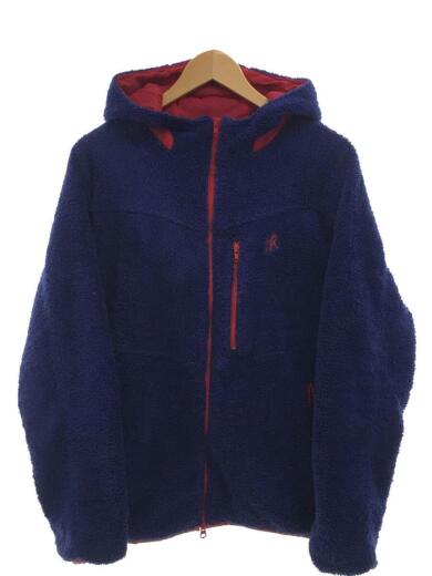 画像：GRAMICCIフリースジャケット/L/ポリエステル/BLU/無地/GMJK-0011