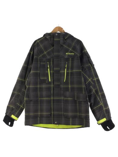 画像：Columbiaナイロンジャケット_PM5201/XL/ナイロン/GRN/チェック1