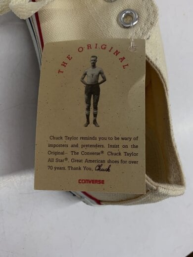 商品画像：90s/USA製/デッドストック/ALL STAR LOW/26cm/CRM/キャンバス 6