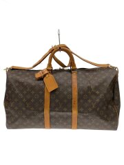 キーポル・バンドリエール55_モノグラム・キャンバス/PVC/BRW/モノグラム