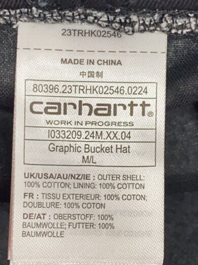 商品画像：Graphic Bucket Hat/バケットハット/M/ゴアテックス/BLK/メンズ 6