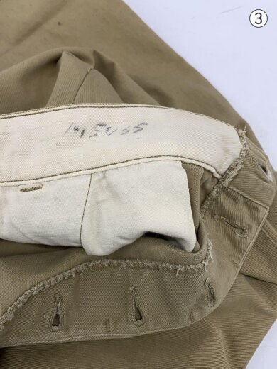 商品画像：50s/チノ/M45/ボトム/コットン/BEG/無地 5