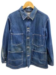 23ss/Denim Coverall Jacketカバーオール/1/コットン/IDG/無地/23SAP-01-1