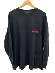 BUYERS CLUB OverSized Logo/長袖Tシャツ/M/コットン/BLK