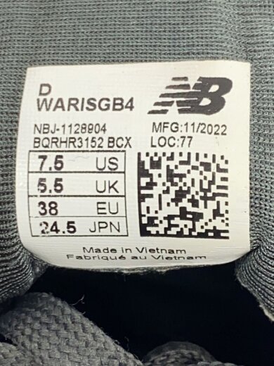 商品画像：ローカットスニーカー/24.5cm/BLK/WARISGB4 5