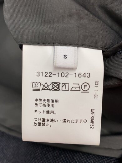 商品画像：A＋ TWPU バーズアイ スリムテーラードジャケット/S/ポリエステル/GRY/3122-102-1643 4