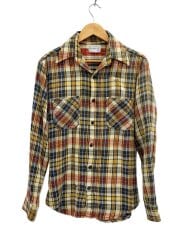 70s/JCPenney/ネルシャツ/M/コットン/マルチカラー/チェック