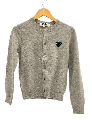 画像：PLAY COMME des GARCONSカーディガン(薄手)/S/ウール/GRY/AZ-N0231