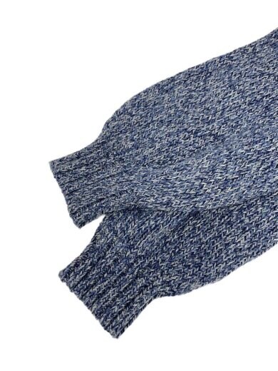 商品画像：ロゴコットンクルーネックニット/セーター(厚手)/S/コットン/BLU 6