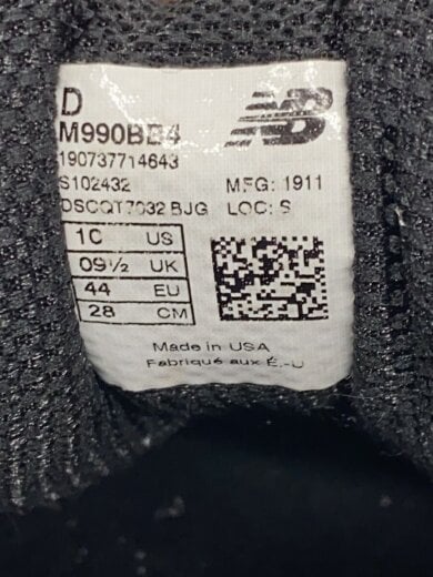 商品画像：ニューバランス/M990/28cm/BLK 5