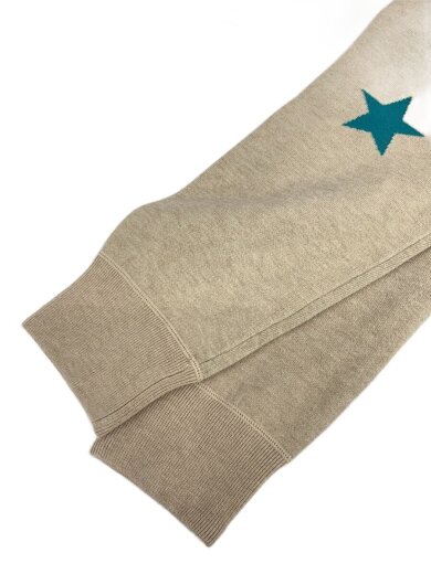 画像：Anne Coquineコアスパンヤーンニットジップアップブルゾン/LL/レーヨン/BEG/ACP2511005