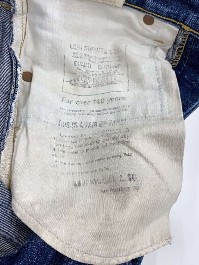 商品画像：90s/日本製/復刻/BIG E/ボトム/30/デニム/BLU/702-XX 6