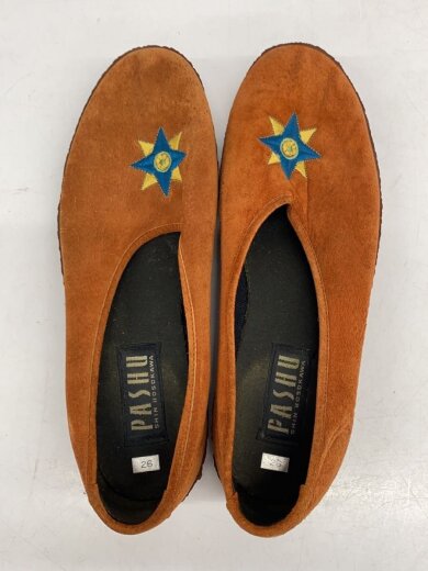 商品画像：PASHU/SHIN HOSOKAWA/ローファー/26cm/BRW/スウェード 3