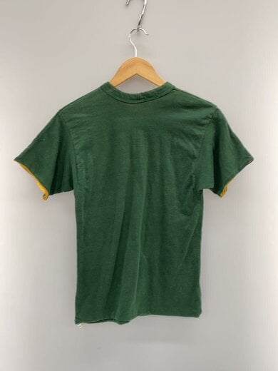 商品画像：70s/USA製/バータグ/リバーシブル/Tシャツ/S/ポリエステル/GRN 2