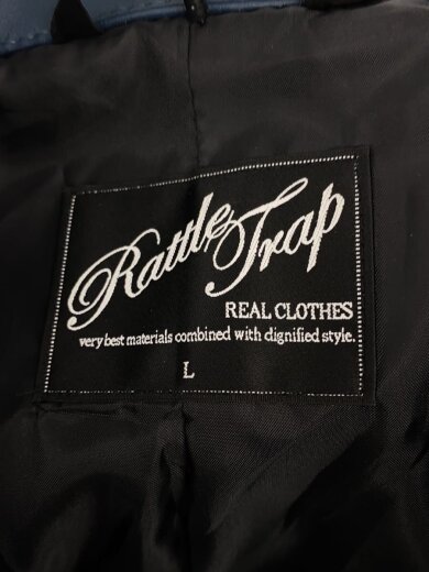 商品画像：シープレザーシングルライダースジャケット/L/羊革/NVY/M0543LJM201 3