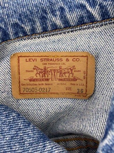 商品画像：90s/USA製/ボタン裏527/Gジャン/36/コットン/BLU/70505-0217 3