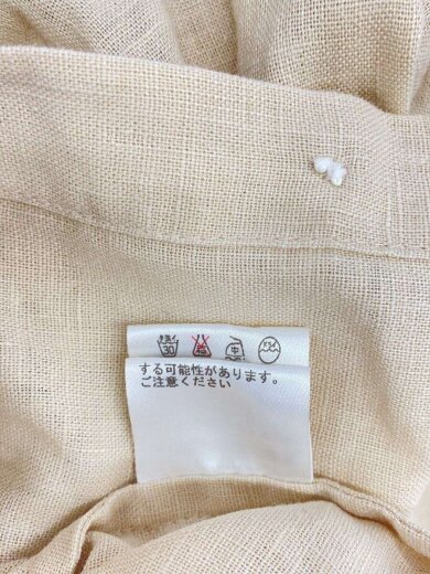 商品画像：長袖シャツ/FREE/リネン/BEG/na-02053 5