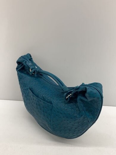 商品画像：オーストリッチ/ショルダーバッグ/レザー/BLU 2