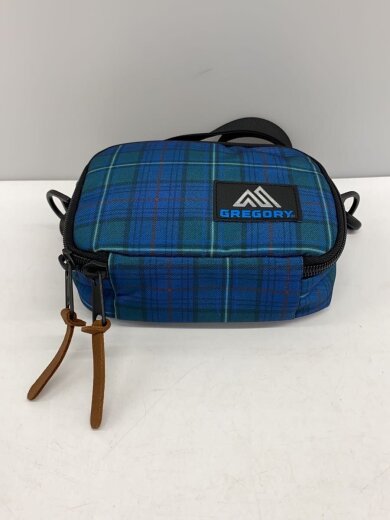 商品画像：VINTAGE MINI MISSION PACK CHECK/ショルダーバッグ/ナイロン/BLU/チェック 4