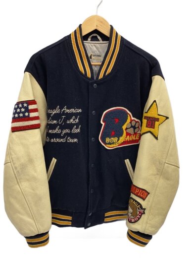 商品画像：スタジャン/--/ウール/NVY 1