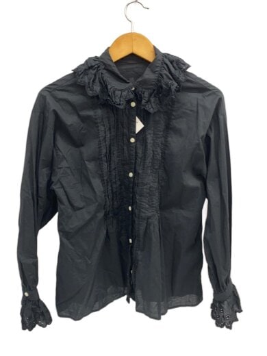 商品画像：長袖ブラウス/FREE/コットン/BLK/13-11-0186-452 1