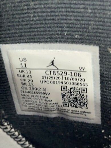 商品画像：AIR JORDAN 6 RETRO_エアジョーダン 6 レトロ/29cm/WHT 5