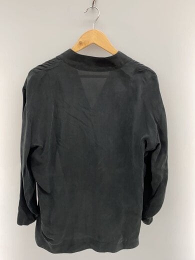 商品画像：Fibrillated V-Neck Shirt/長袖シャツ/1/BLK/MM24FW-SH063 2