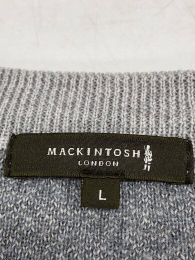 商品画像：ニット・セーター(薄手)/L/ウール/GRY/総柄/G1N11-855-04// 3